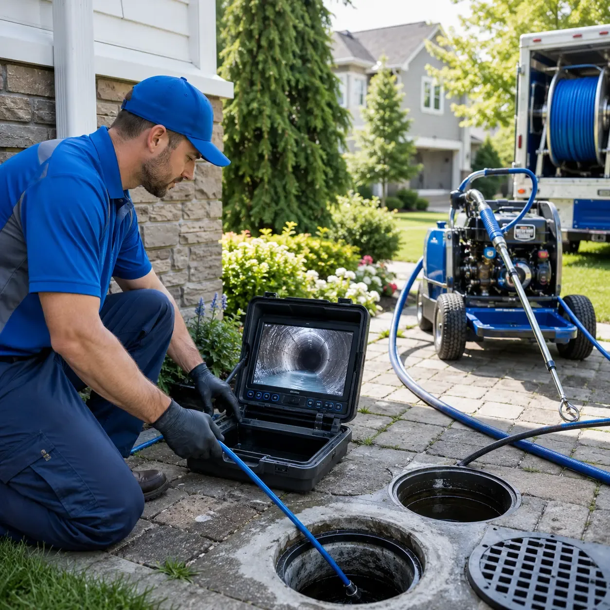 Outdoor drain cleaning professionals serving Hilliard, OH